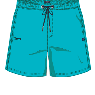 Basic Board Shorts in Capri