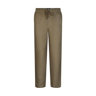 Linen Pants Relaxed Fit in Olive